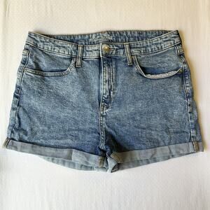 Wild Fable Women Shorts 14/32R Blue Denim Button 2.5" Inseam